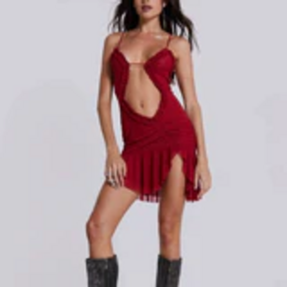 JADED LONDON Dresses & Skirts - JADED LONDON SCARLETTE DRESS in Red